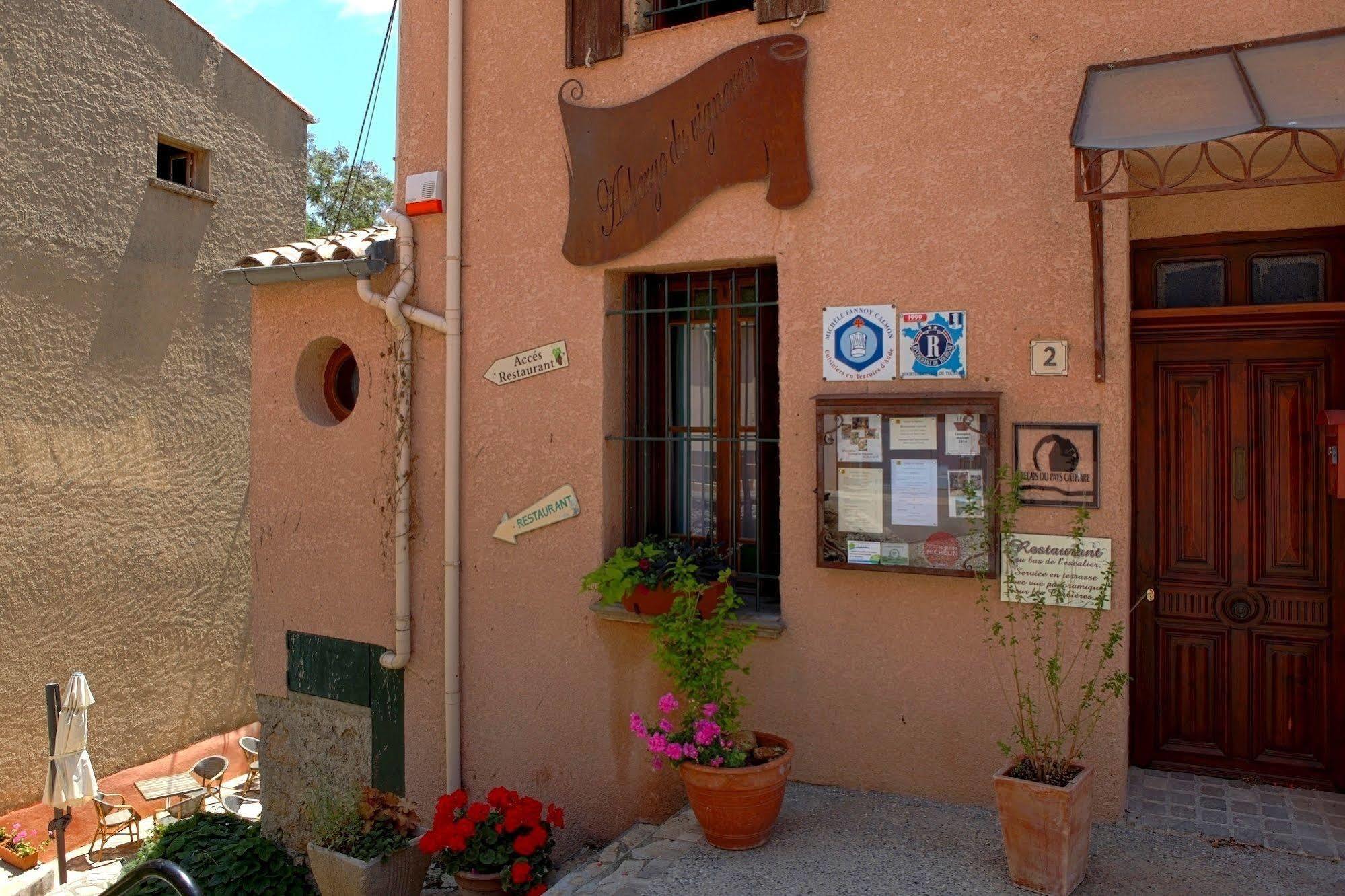 Logis Auberge Restaurant Du Vigneron 퀴퀴냥 외부 사진